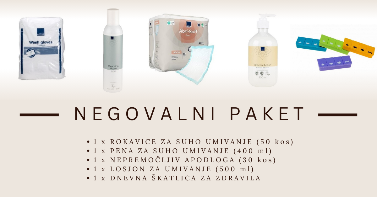 Negovalni paket – Osnovna nega doma