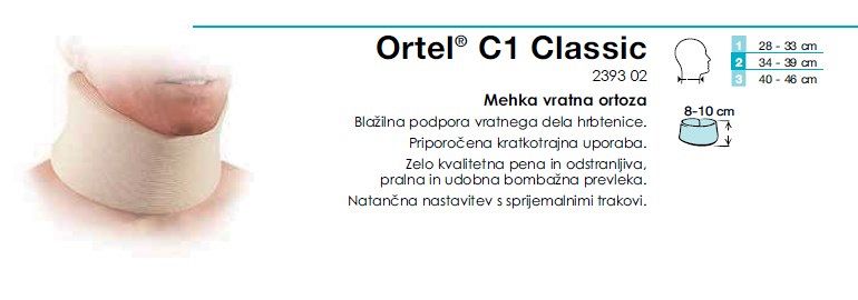 Ortel C1 classic - oprnica za vrat