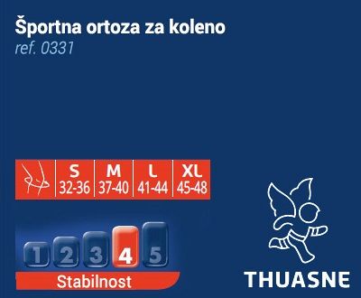 Opornica za koleno s trakovi - SPORT 331