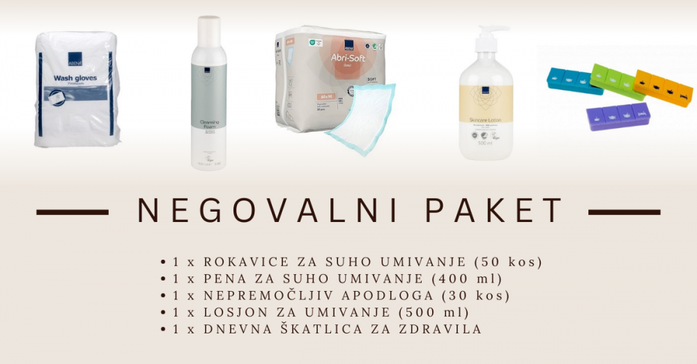 Negovalni paket – Osnovna nega doma