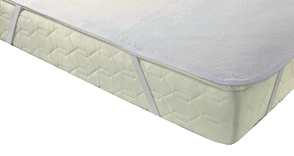 Nepremočljiva posteljna prevleka s trakovi 90 x 200 TR