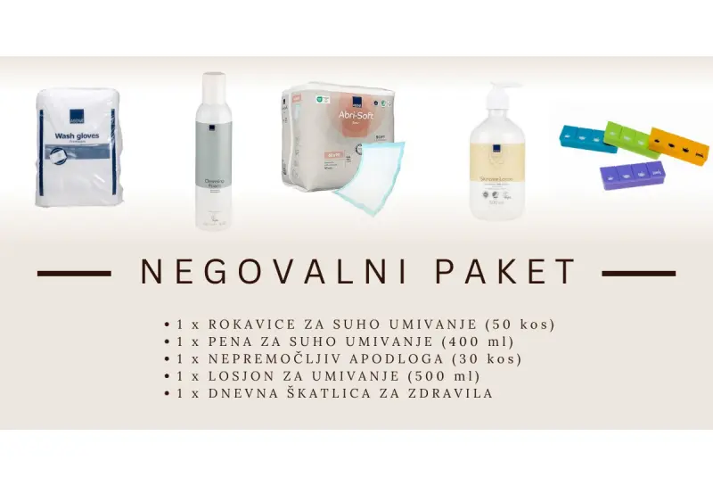 Negovalni paket – Osnovna nega doma