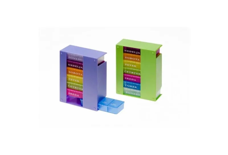 Tedenska škatlica za zdravila - 4 x na dan ELENA