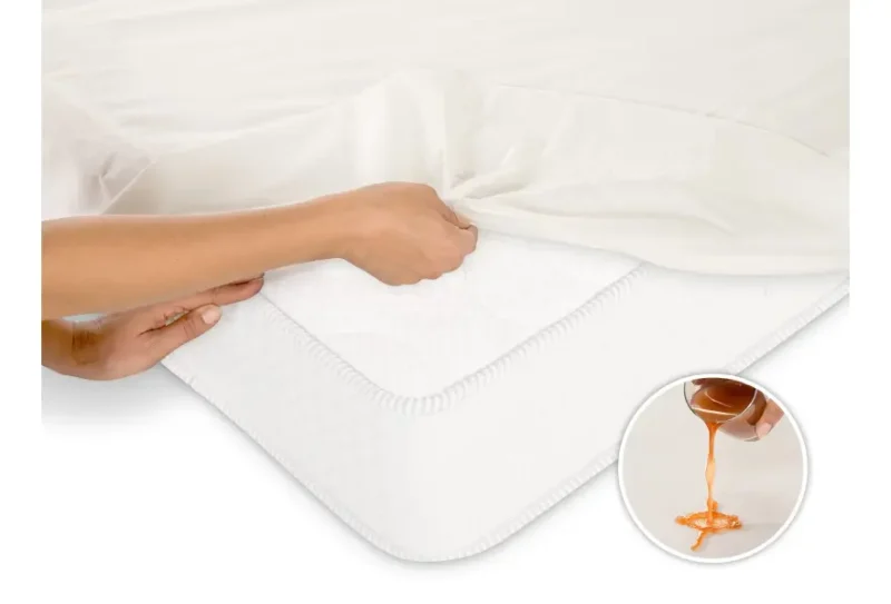 Nepremočljiva posteljna prevleka z elastiko 90 x 200 TI