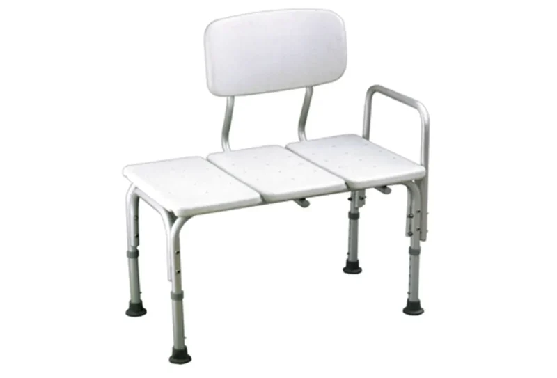 Sedež za tuš kad / kabino z nogicami in naslonom - klop