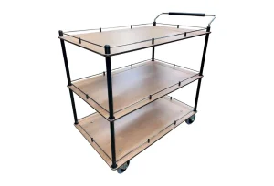 Servirni vozički in vozički za perilo